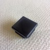 Bouchon noir en PVC pour tube de 40x40