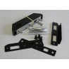 Serrure pour portillon acier cadre 40x40