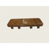 Bouchon chêne doré pour lisse PVC 80 x 28 mm