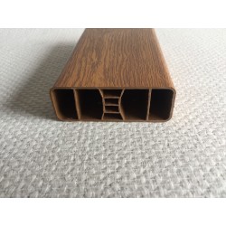 Lisse PVC chêne doré 80 x 28 mm