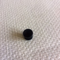 Bouchon noir en PVC pour tube de diametre 16mm