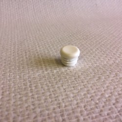 Bouchon blanc en PVC pour tube de diametre 20 mm