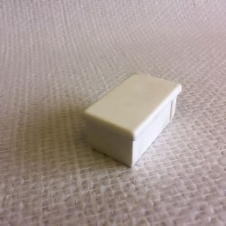 Bouchon blanc en PVC pour tube de 50x30